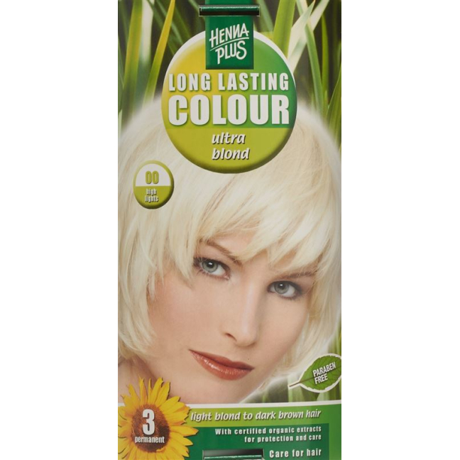 Henna Plus Long Last Color 00 ultra plava