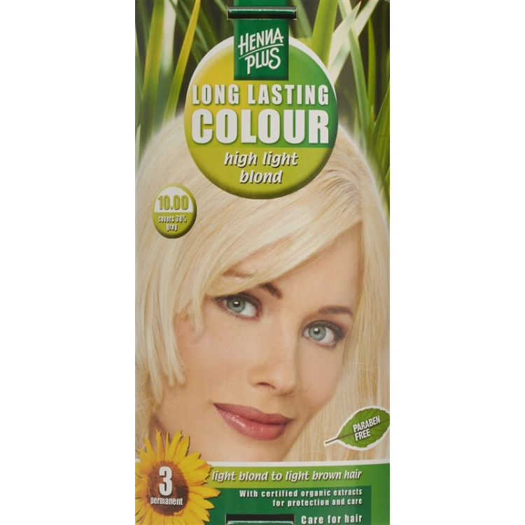 HENNA PLUS Long Last Color 10.00 svijetlo svijetlo plava