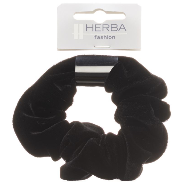 Herba Scunci 11cm terciopelo negro