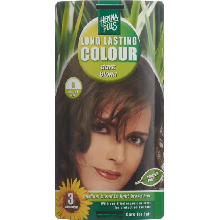 HENNA PLUS dolgotrajna barva 6 temno blond