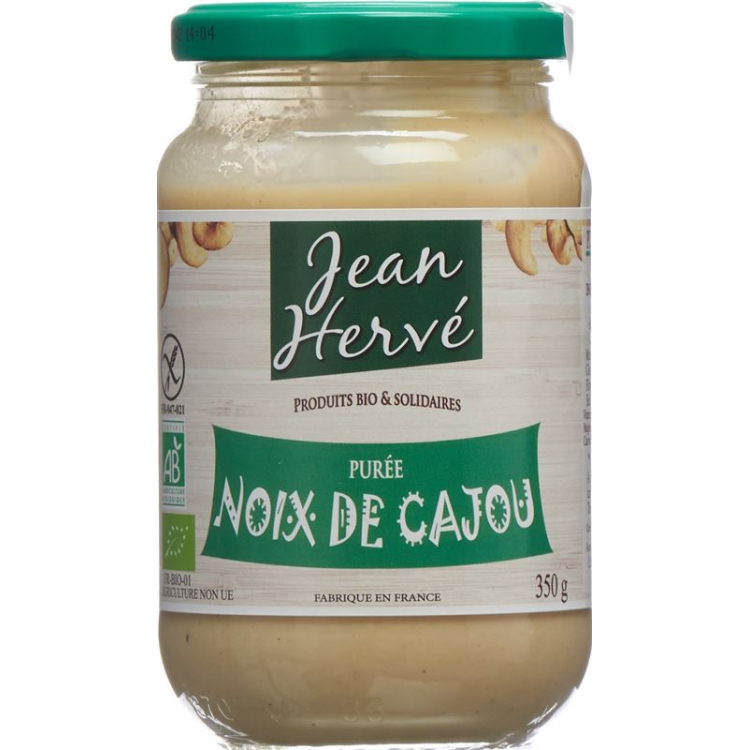 Purê de castanha de caju Jean Hervé sem açúcar 350 g