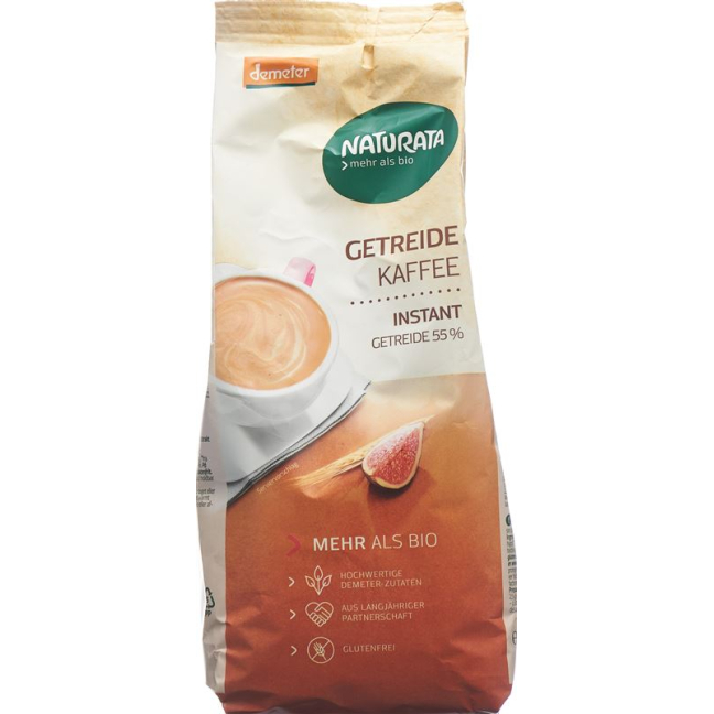 Naturata grūdų kavos tirpios maišelis 200 g