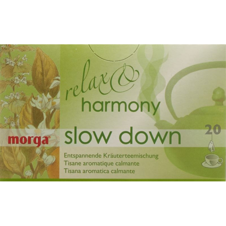 Morga Relax & Harmony Slow Down Tee Btl 20 pcs