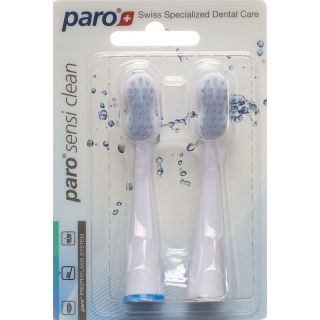Escova de dentes de substituição paro sensi-clean na escova de dentes sônica 2 unid.