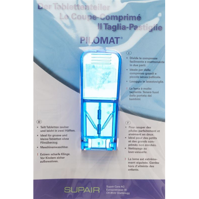 PILOMAT PILL DIVIDER BLUE