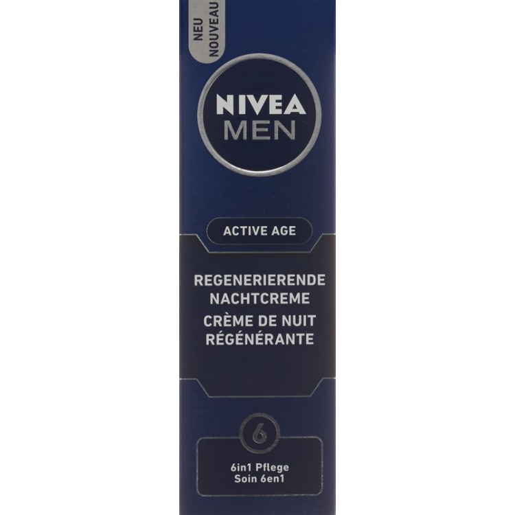 Nivea Men ночной крем для активного возраста 50 мл