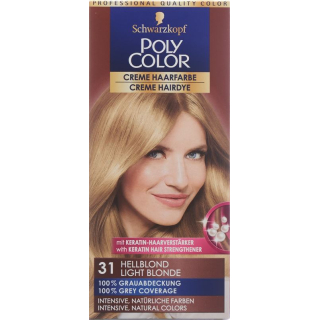 POLYCOLOR krémová barva na vlasy 31 světlá blond