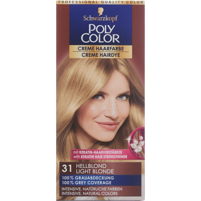 POLYCOLOR κρεμ χρώμα μαλλιών 31 ανοιχτό ξανθό