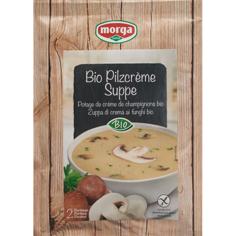 MORGA crema de champiñones ecológica 42 g