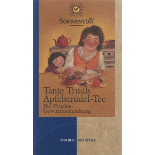 Sonnentor aunt Trudls apple strudel tea Battalion 18 pieces