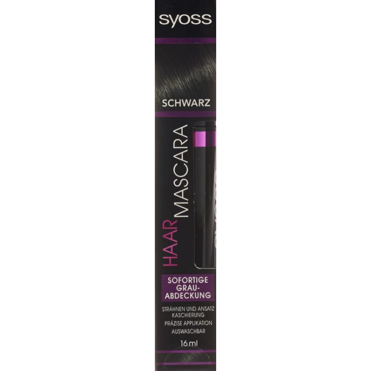 Syoss hair mascara Black 16 ml