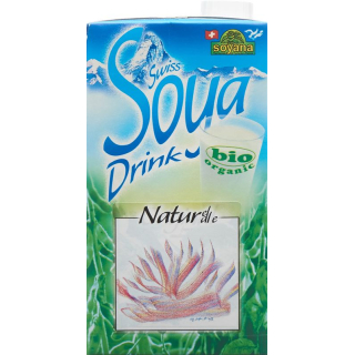 Soyana Suíço bebida de soja natural orgânico tetra 5 dl