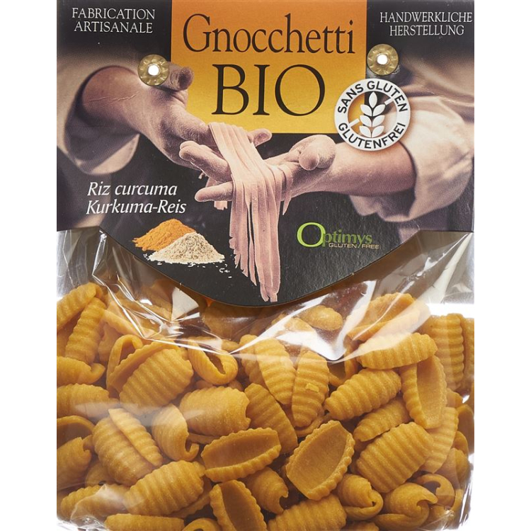 Optimys Gnochhetti turmeric rice bio 250 g Btl