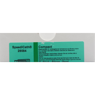 SpeediCath Compact 1x catheter CH14 7cm Ms. Nelaton 30 x