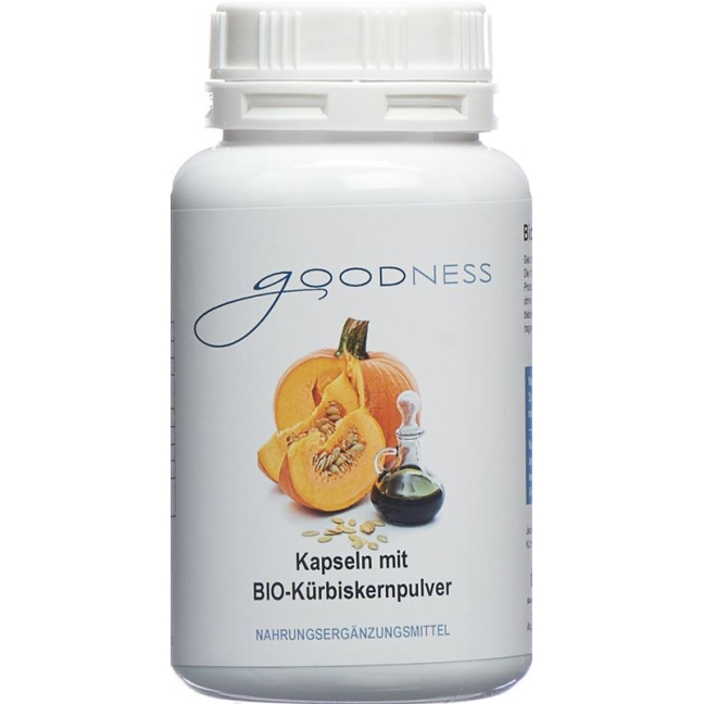 Goodness organic pumpkin seed powder Kaps 600 mg Ds 150 pcs