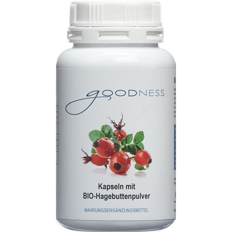 Goodness BIO-rosehip powder Kaps 600 mg Ds 150 pcs