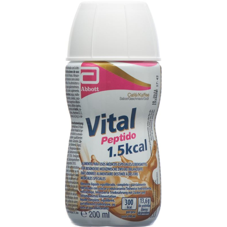 Vital peptido liq coffee 30 Fl 200 ml