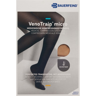 VenoTrain MICRO A-D KKL2 S plus / short open toe cream 1 pair
