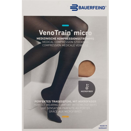 VenoTrain MICRO A-D KKL2 M plus / short open toe cream 1 pair