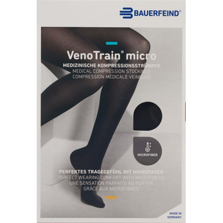 VENOTRAIN MICRO A-D KKL2 L normal/curto dedo aberto preto