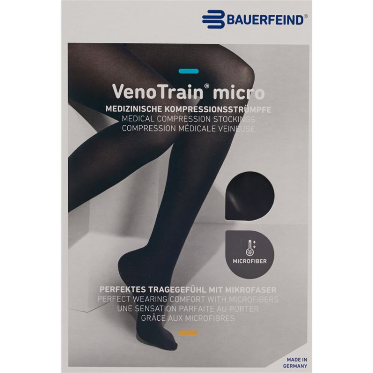 VENOTRAIN MICRO A-D KKL2 M plus/court bout ouvert noir