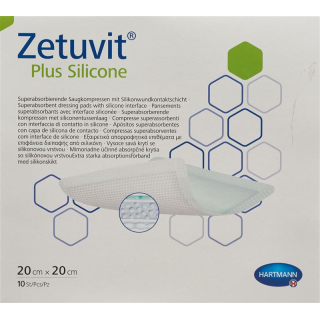 Zetuvit Plus Silicone 20x20cm 10 pcs