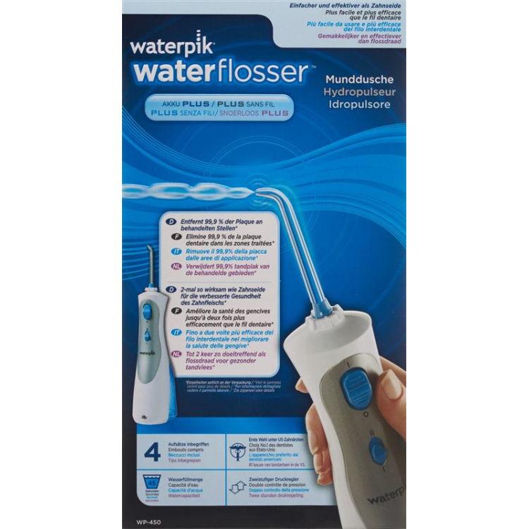 Waterpik Water Flosser 배터리 플러스 WP-450E1