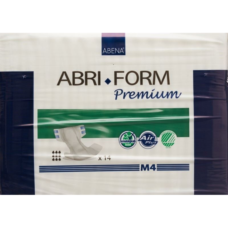 Abri-Form Premium M4 70-110cm màu xanh dung tích hút trung bình 3600 ml