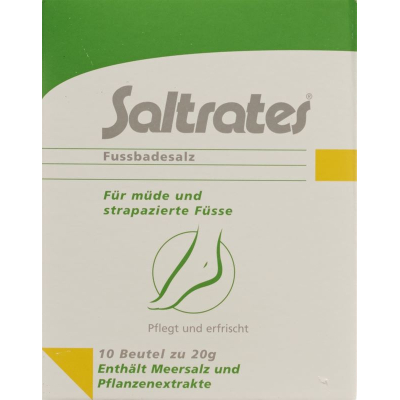 Saltrater Fussbadesalz 10 bag 20 g