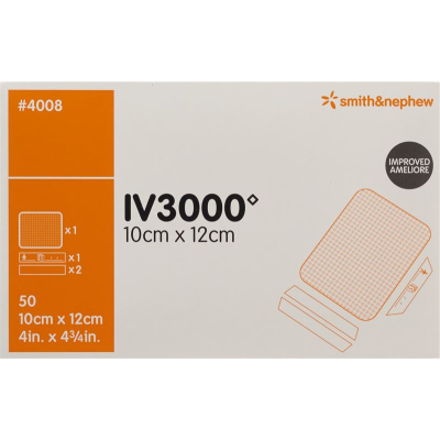 IV3000 cannula fiksasiyası 10x12cm 50 ədəd