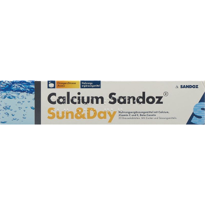 Calcium Sandoz Sun and Day effervescent tablets can 20 Stk