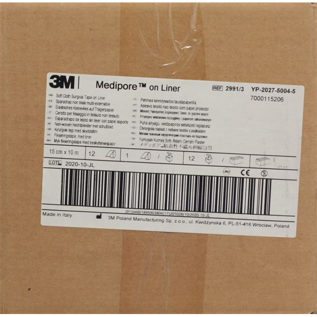 Samoprzylepna włóknina 3M Medipore 15cmx10m w rolce