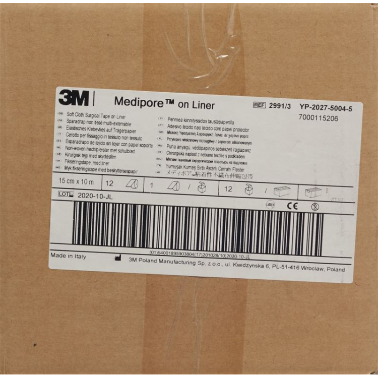 3M Medipore samolepilni flis 15cmx10m podloga v roli