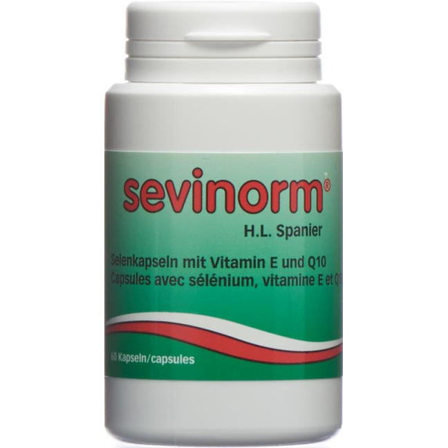 Κάψουλες σεληνίου SEVINORM με βιταμίνη Ε 60 τεμ