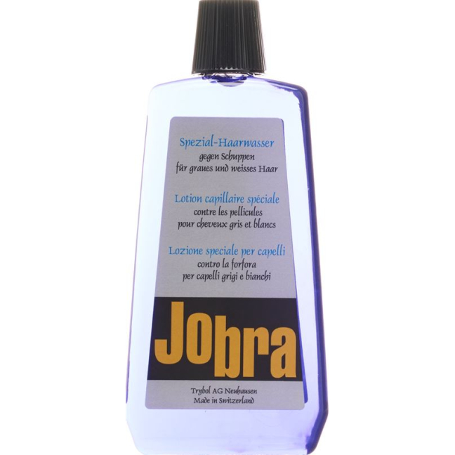 Jobra specjalny tonik do włosów niebieski biały i szary butelka do włosów 250 ml