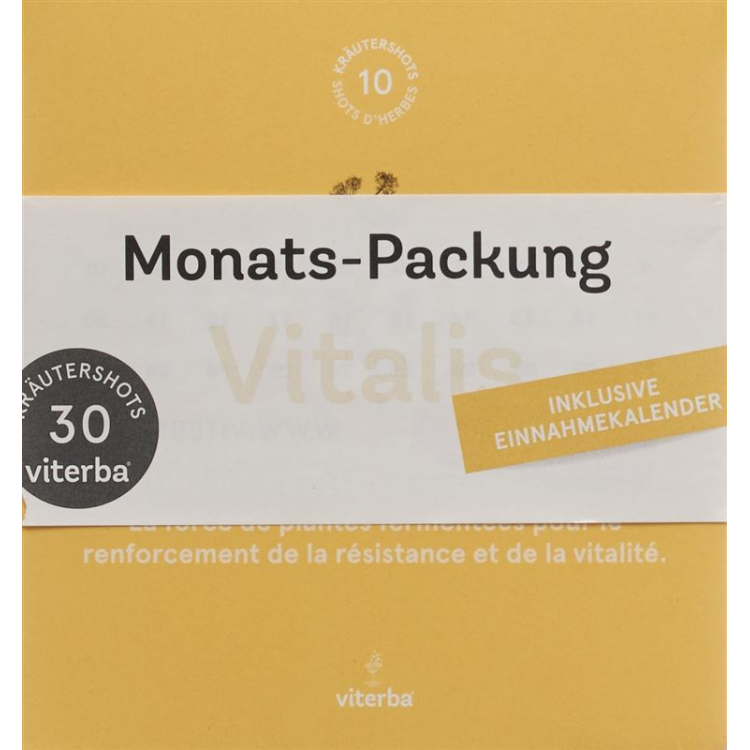 Viterba promoters pack Vitalis Shot 3 x 10 pcs