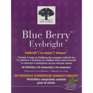 NEW NORDIC Blue Berry Eyebright Tabell 60 Stk