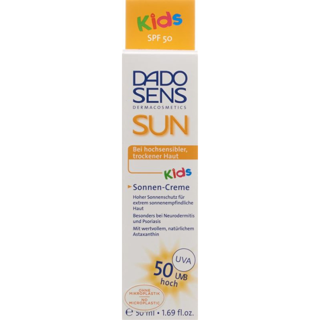 Dado Sens Solsolcreme Børn Solbeskyttelsesfaktor 50 50 ml