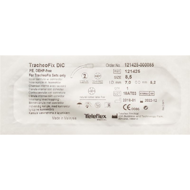 کانول داخلی Rüsch Tracheofix ø7.0mm