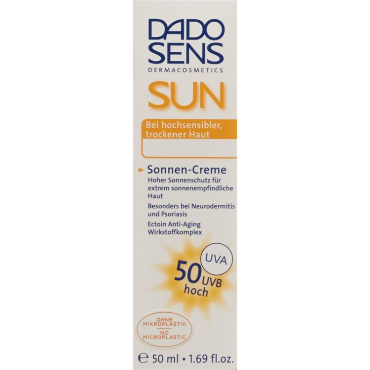 Dado Sens Sun Sun Sun Protection Factor 50 50 ml