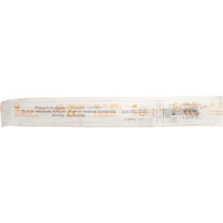 Qualimed female catheter CH10 18cm PVC sterile 100 pcs