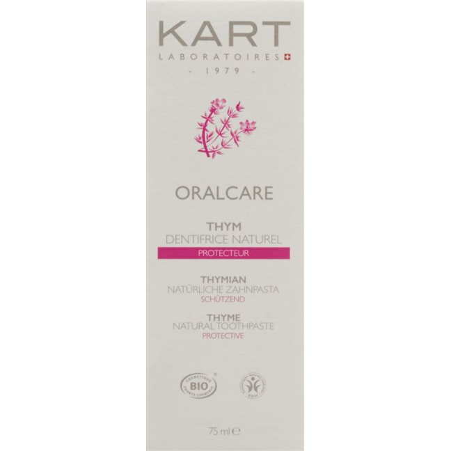 KART Toothpaste Clay Oralcare Thyme 75 ml