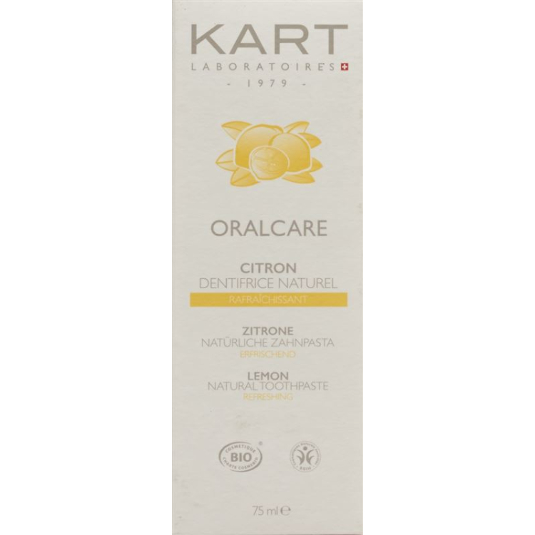 KART Tandkräm Clay Oralcare Lemon 75 ml