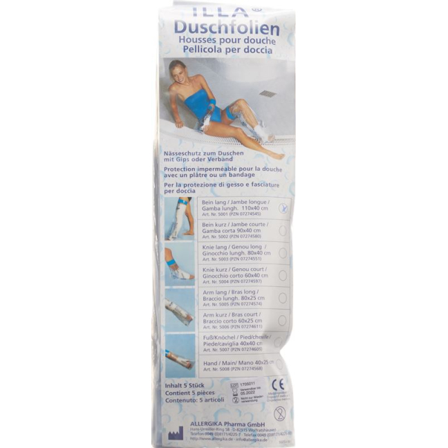 ILLA shower protective film 110x40cm leg buy online