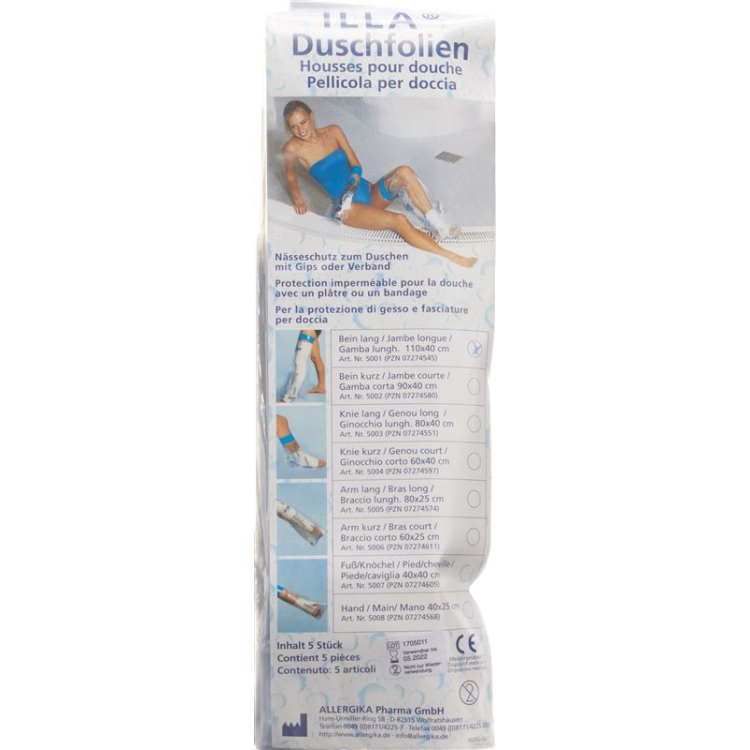 ILLA shower protection film 110x40cm leg