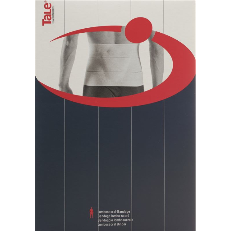 Tale Lumbosacral Bandage 22.5/<110cm បន្ទះពណ៌ស