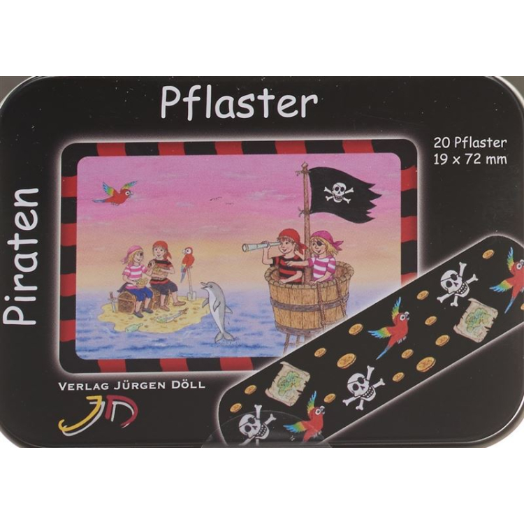 Plaster pelekat Döll 19x72mm Pirate Ds 20 pcs