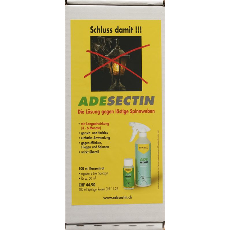 Adesectin koncentrát + Vapo prázdna fľaša 250 ml