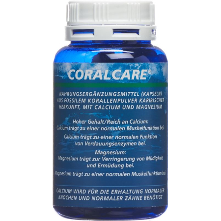 Coralcare Calcium-Magnesium Kaps 1000 mg Ds 120 pcs