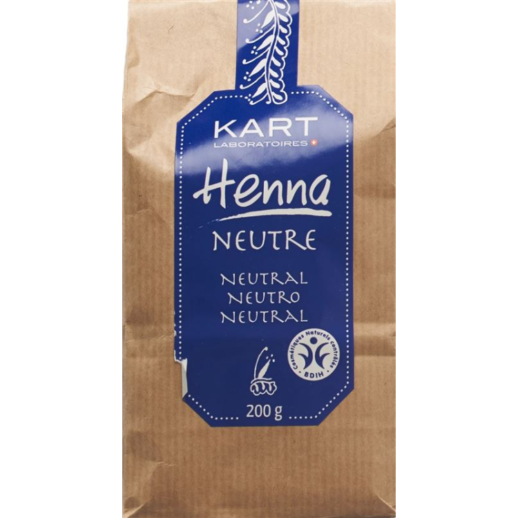 KART Henna Plv neutrálne BDIH vrecúško 200 g